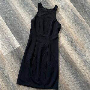 (17) Armani Exchange Black Midi Dress